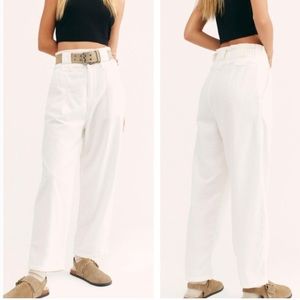 Free People one way high waisted paperbag pants size 0
